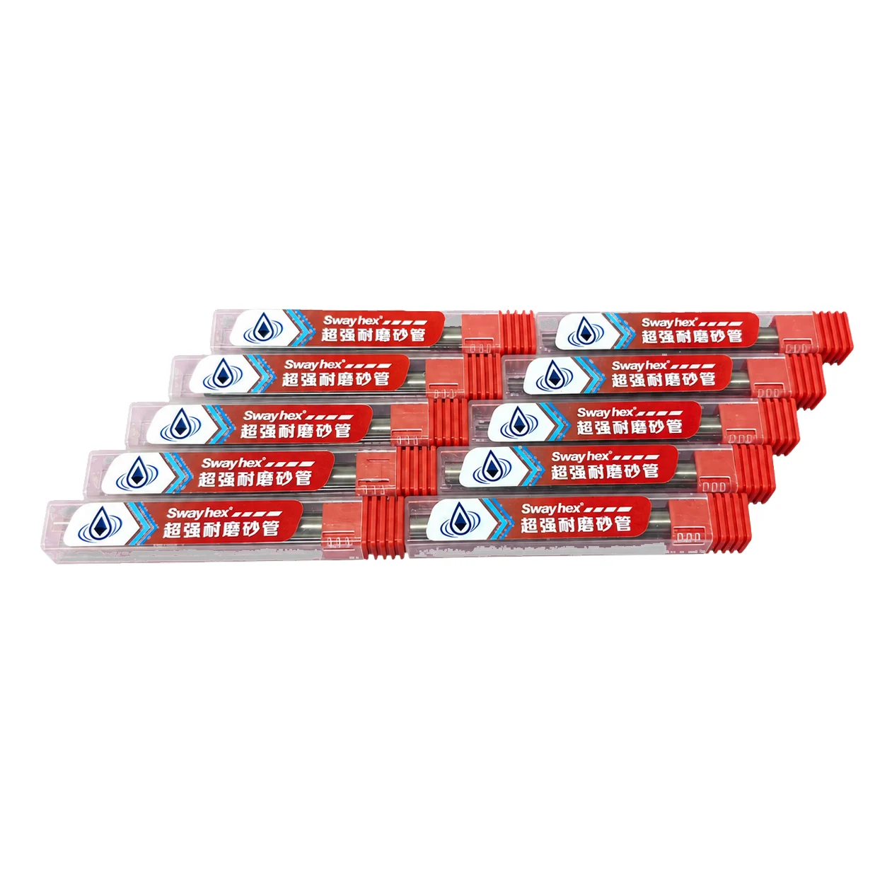 SwayHex 水刀砂管标准包装组合